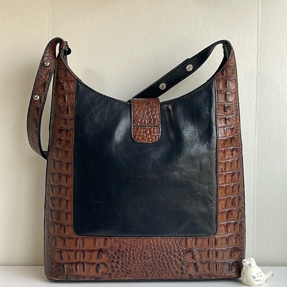 Brahmin Vintage Shoulder Crossbody Bag - Picture 3 of 17